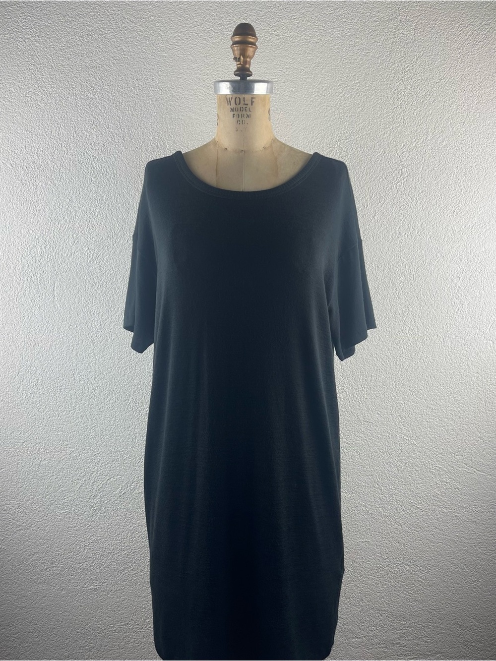 Rag & Bone NY l S The Knit Open Back Scoopneck Casual Relaxed Stretch Mini Dress